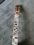 handmade all solid wood dreadnought guitar satin guitar AAAAA D200 style free hardcase