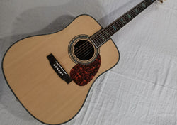Handmade Byron Acousic guitar D Guitarra acustica natural solid wood dreadnought