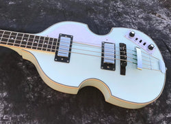 2022 new light sky blue style hofner 4 strng electric bass guitar