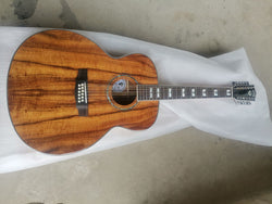 12 String F50 - Jumbo- Electric Acoustic Guitar-Vintage-Koa Wood-Custom guild