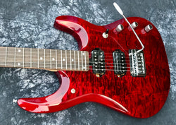 red flame maple Guitar Factory + music man JP electric John Petrucci signature Musicman electric guitar