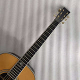 dreadnought guitar Tony Rice style 45mm nut width-V neck 21 frets big soundhole custom acoustic guitar