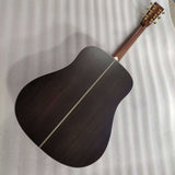 dreadnought guitar Tony Rice style 45mm nut width-V neck 21 frets big soundhole custom acoustic guitar