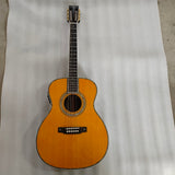 OM42 guitar -633mm -full gloss guitar- OM body -acoustic electric-slot headstock including pickups and case