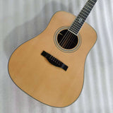 dreadnought guitar Tony Rice style 45mm nut width-V neck 21 frets big soundhole custom acoustic guitar