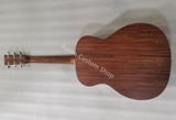 OM solid mahogany wood top satin finishing-folk acoustic electric guitar