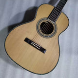 Byron new parlor body small guitar with soundhole pickups slot headstock student travel size guitar