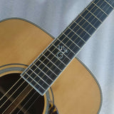 dreadnought guitar Tony Rice style 45mm nut width-V neck 21 frets big soundhole custom acoustic guitar