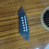left handed solid koa guitar- cutaway acoustic electric -lefty custom shop guitars