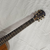 professional Byron koa wood lefty cutaway acoustic electric guitar- 6 string custom left handed guitar can ship from US UK