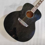 Jumbo Electric Acoustic Guitar- Byron Jumbo 43"acoustic guitar fancy flame maple wood