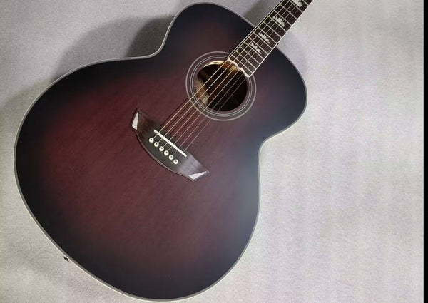 Jumbo Acoustic Electric Guitar-43 Inches-Mahogany Wood-Satin Matt finish