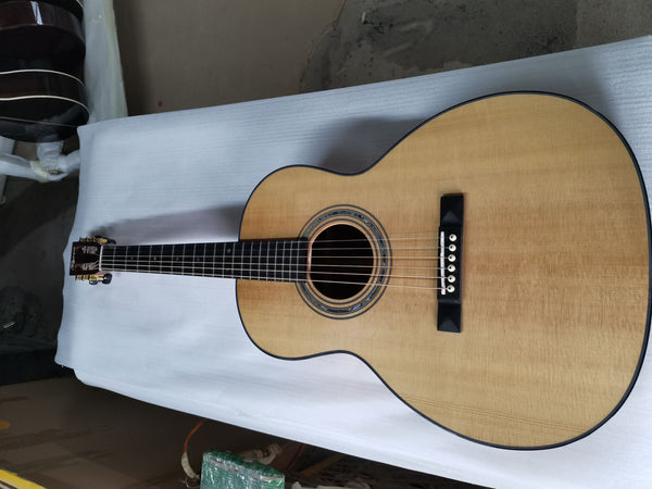 all solid handmade custom guitar OOO body guitarra professional performance acoustic solid koa guitar