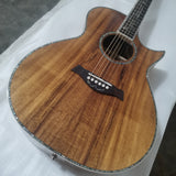 Grand Auditorium 6 strings custom guitar Limited K64CE Koa single cut acoustic guitar