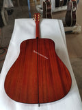 all solid wood readnought handmade custom 41 inches acoustic guitar