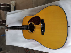 all solid wood readnought handmade custom 41 inches acoustic guitar