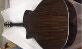 tobacco sunburst body cut Chaylor  Real abalone solid electric guitar armrest ps14ce acoustic