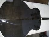 Super Jumbo -elvis Acoustic Electric Guitar- 43 Inches- Black Gloss
