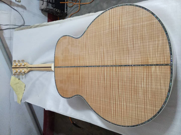 SJ200 Jumbo Acoustic Electric Guitar-Deluxe Abalone-Vine
