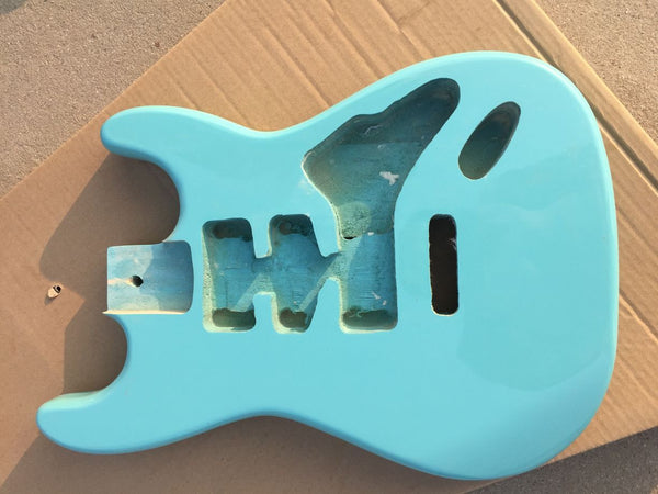 sky blue strat guitar body for sale DIY guitar kits for sale