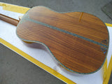 Byron handmade all solid wood acoustic electric guitar custom
