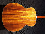 Professional Jumbo Acoustic Electric Guitar-F50 Vintage-Koa Wood- Ebony