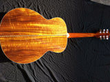 Professional Jumbo Acoustic Electric Guitar-F50 Vintage-Koa Wood- Ebony