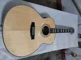 6 Strings Acoustic Electric Guitar- One Piece Wider Neck-Custom