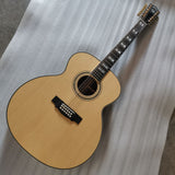 all solid wood -12 strings -natural vintage jumbo- acoustic electric guitar- F512 style- handmade guitar