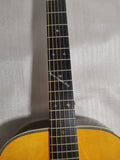 customize handmade one piece head OM acoustic guitar soundhole pickups ebony