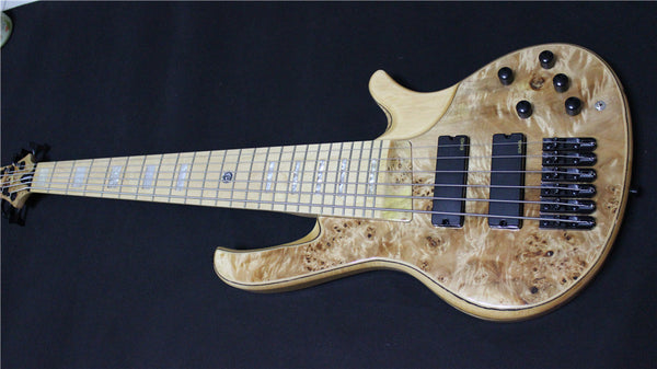 6 string classic electric bass- active circuit -EMG black hardware- 6strings bass