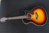 one piece head acoustic electric guitar 314ce cutaway sunburst limited edition custom made solid spruce rosewood