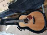 OOO45 SOLID CEDAR TOP acoustic guitar with full real abalone binding acoustic electric guitar slot head OOO guitar