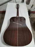dreadnought solid spruce custom DD28 guitar ebony fretboard one piece  folk guitar