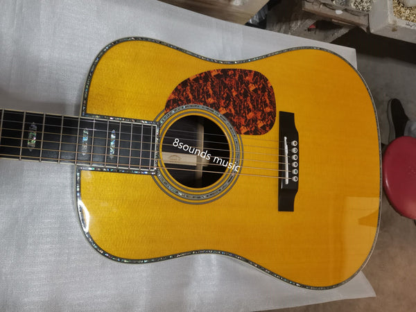 D45 Solid Handmade Guitar-40 Inches-Dreadnought