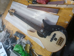 new 5 string yinyang bass gold hardware active pickups bass guitar butterfly electric bass