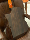 custom shop V shaped bracing AAAA all solid handmade armrest acoustic guitar Byron abalone cutaway guitar
