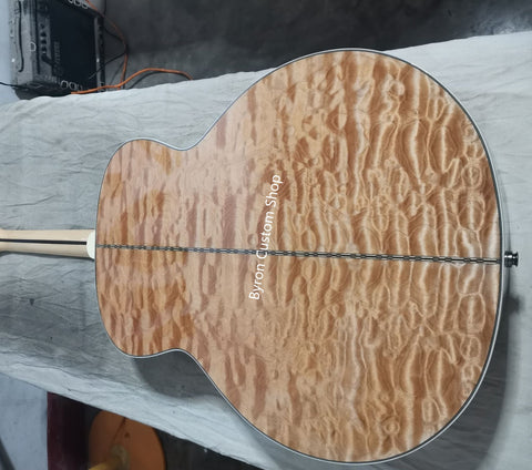 Jumbo 43 SJ 200 Customized Guitar- Handmade -Maple