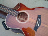 6 String Jumbo Acoustic Electric Guitar-Armrest Bevelled Cutaway-Presys 301EQ