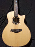 Chaylor 912ce Solid Acoustic Guitar,Natural wood Cutaway Electric Guitarra