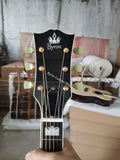 SJ 200 Jumbo Acoustic Electric Guitar-Handmade-Natural Color