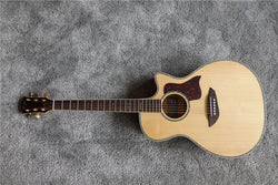 8sounds-614N customize -Byron guitar- 6 strings solid-quality flame maple- cutaway guitars ship from US and UK