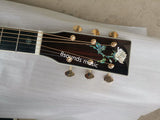 D45 D42 Custom Handmade Acoustic Guitar-One Piece Neck Through- Dreadnought