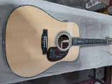 solid spruce wood deluxe abalone acoustic electric guitars 8sounds music