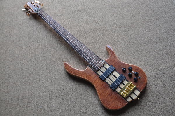 6 strings Ken Smith bass guitar,Golden Hardware 6-string bass Ken Smith Bass with Active pickups
