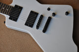snakebite white electric guitar custom shop guitars active pickups