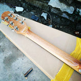 handmade all Solid single cut guitara armrest GA acoustic electric guitar
