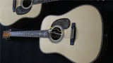 AAA Handmade Solid Wood Acoustic Electric Guitar-Custom-Dreadnought