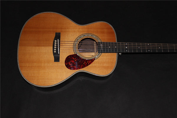 ebony fretboard OMJM solid cedar wood top signature acoustic guitars