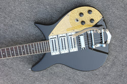 Rickenbackr 325 Model Short scale length Electric Guitar black guitar bigsby red burst